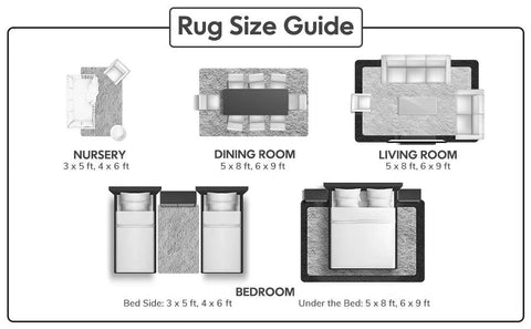 Furniture suppliesOphanie 8x10 White Area Rugs for Living Room, Cream Large Shag Bedroom Carpet, Big Indoor Thick Soft Nursery R