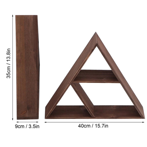 2Pcs Wall Display Rack Triangular Storage Shelf Floating Bookshelf for Living Room Wall,Shelf§Floating,Shelf§Wall,Display,Stand