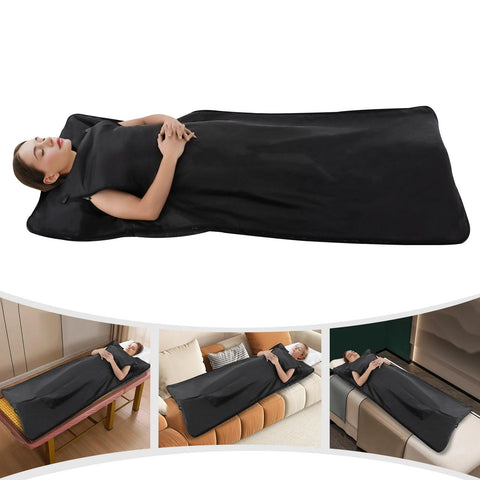 Sauna Blanket for Detoxification Portable Far Infrared Sauna For Home Relaxation Adjustable Temprature Minutes Timer