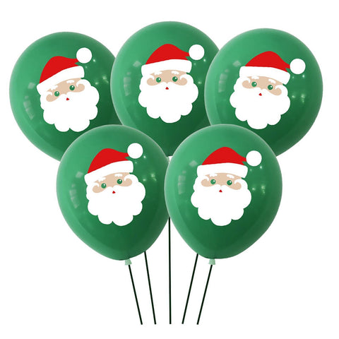 Latex Balloons Christmas Decoration Christmas Tree Santa Printed Balloons New Year Xmas for Home  Deco