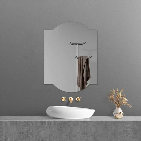 Irregular Mirror Nordic Bathroom Acrylic Wall Decorative Mirrors Shatterproof Cloud Shape Wall Mirror Stickers Home Decoration