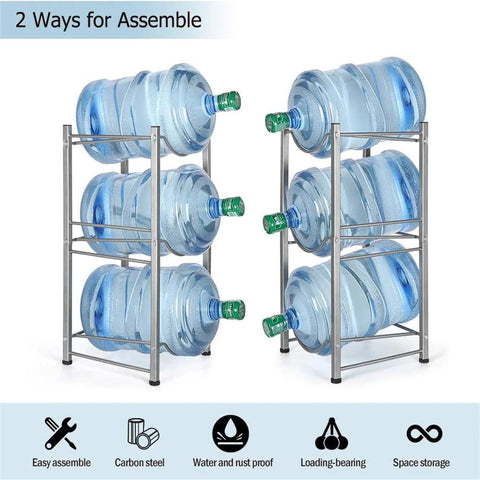 3-layer kettle rack, 5-gallon detachable water bottle rack, suitable for kitchen and office use