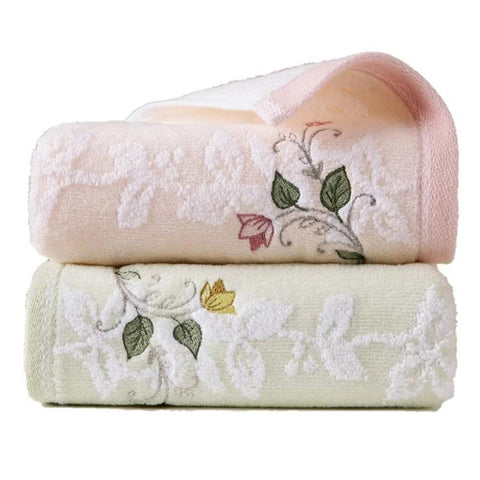 68x34cm High Quality Cotton Towel Embroidered Men's and Women's Towel Hotel Towel Adult Soft Absorbent Household Wash Towel