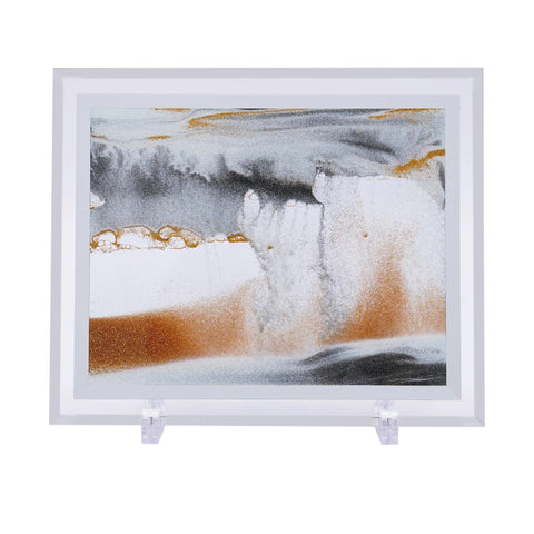 Liquid Moving Sand Art Picture Sandscapes & Landscapes In Motion Decorative Display Painting For Home & Office Desktop