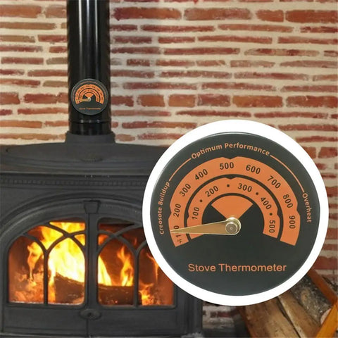 Wood Stove Blower Fan 5 Blades High Efficiency Fireplace Fan With Moon Star Shape Stand Quiet Working Thermodynamic Wood Burning