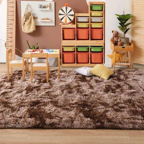 Large Area Rugs for Living Room Bedroom, Fluffy Kids Room Plush Shaggy Nursery Rug Furry Throw Carpets for Boys Girls