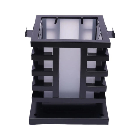 Retro Pillar Light Garden Waterproof Light Patio Yard Gate Outdoor Landscape Lantern Column Post Lamp Decor Black