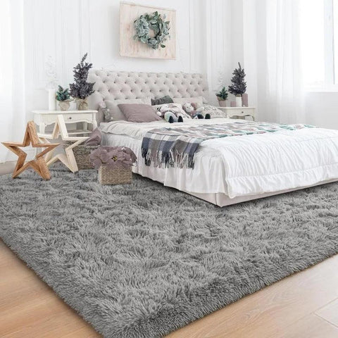 Large Area Rugs for Living Room Bedroom, Fluffy Kids Room Plush Shaggy Nursery Rug Furry Throw Carpets for Boys Girls