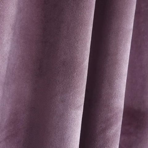 Velvet Curtains 2 Panels Set, Block Light Thermal Insulated Velour Rod Pocket Drapes for Bedroom and Living Room