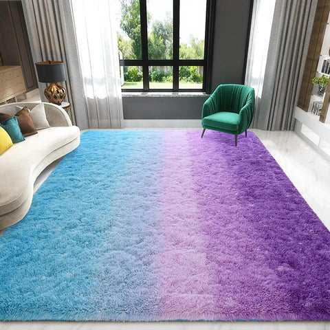 Large Carpet for Living Room Decor Rugs Fluffy Thick Plush Carpet For Bedroom Large Area Rug Crawling Mat For Baby Kids