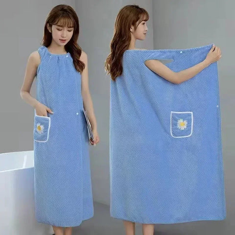 Bath Towels Wearable Towel Girls Womens Wearable Microfiber Beach Towels Bathrooms Towel Bath and Gym Soft Bath Towel