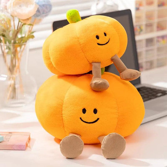 Halloween Pumpkin Throw Pillow Cute Little Stuffed Toy Doll Holiday Decoration Doll Border Toy Pillows Cases