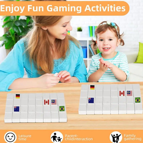 Tiles Escape Game for Kids Sea Side Escape Mahjong Blocks Game Smooth Touch Board Game Toy for Travel Work Relaxation Family