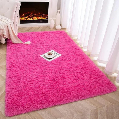 Large Area Rugs for Living Room Bedroom, Fluffy Kids Room Plush Shaggy Nursery Rug Furry Throw Carpets for Boys Girls