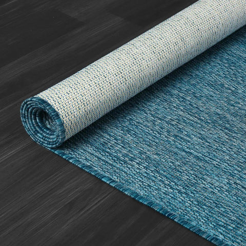 CAMILSON Outdoor Rug - Modern Area Rugs for Large Indoor and Outdoor patios, Kitchen and Hallway mats - Washable Outside