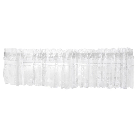 American White Curtain Lace Window Kitchen Decoration Short Curtain Small Shower Curtain