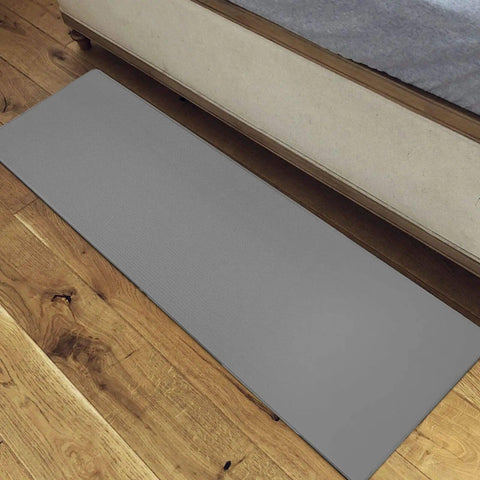 2Pcs Anti-Fatigue Comfort Kitchen Rug Waterproof Non-Slip Mat Set Gray