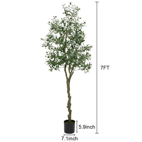 180cm Artificial Olive Tree Ornaments Fake Potted Olive Tree For Modern Home Office Living Room Floor Decor