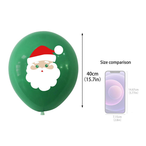 Latex Balloons Christmas Decoration Christmas Tree Santa Printed Balloons New Year Xmas for Home  Deco