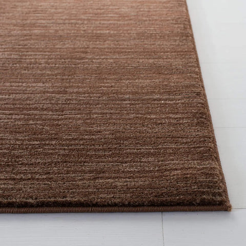 Vision Collection Area Rug - 8' x 10', Brown, Modern Ombre Tonal Chic Design, Non-Shedding & Easy Care