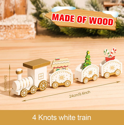 Christmas Train Merry Christmas Decorations For Home 2024 Cristmas Ornament Xmas Navidad Noel Gifts Happy New Year 2025 Gifts