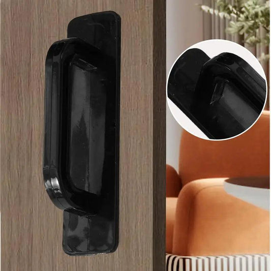 Cabinet Door Pull No Drilling Cupboard Handle Pull Stick-On Push Pull Hardware For Kitchen Bedroom Living Room Study Balcony