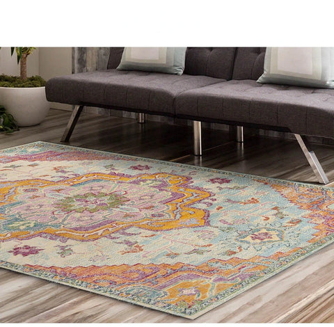 Retro Ethnic Carpets for Living Room Large Area Rugs Home Decor Hallway Boho Carpet Moroccan Bedroom Beside Floor Mat Luxury