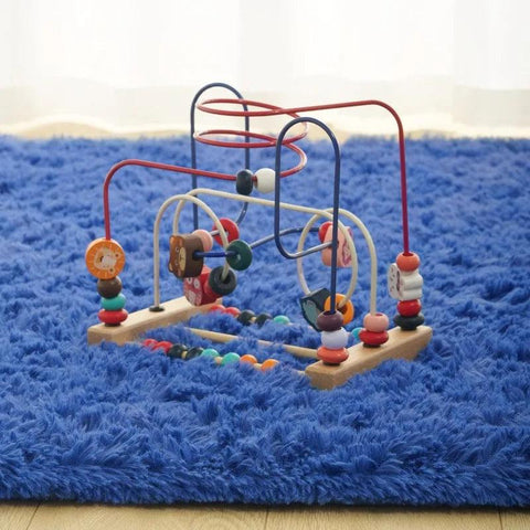 Large Area Rugs for Living Room Bedroom, Fluffy Kids Room Plush Shaggy Nursery Rug Furry Throw Carpets for Boys Girls