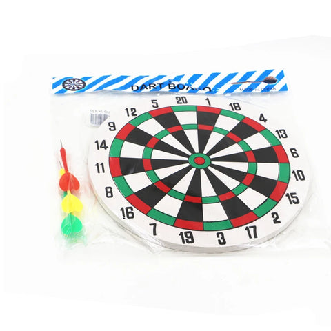 Diameter 29.5 Cm Darts Target With 3 Darts Wall Mounted Two Sides Double-Use Thick Foam Toy Dart Board Game Office Outdoors Game