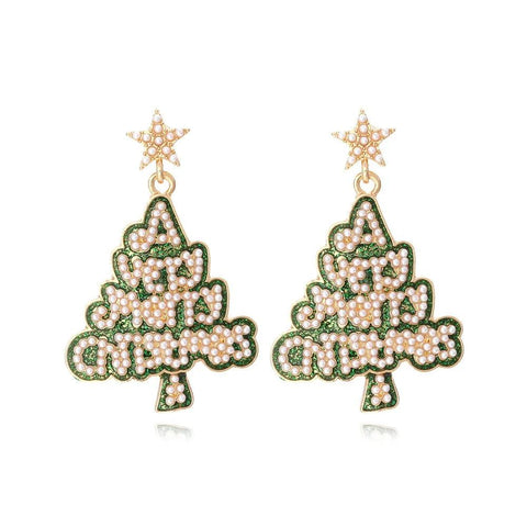 Sweet Christmas Gingerbread Man Earrings 2024 New Year Gifts