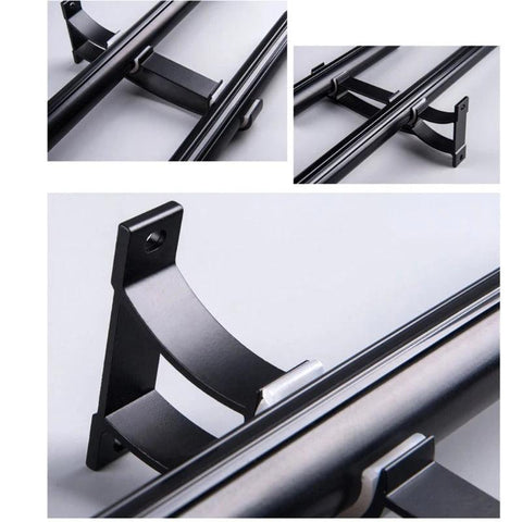 1pc Double Curtain Rod Brackets Window Hardware Holder Home Decor