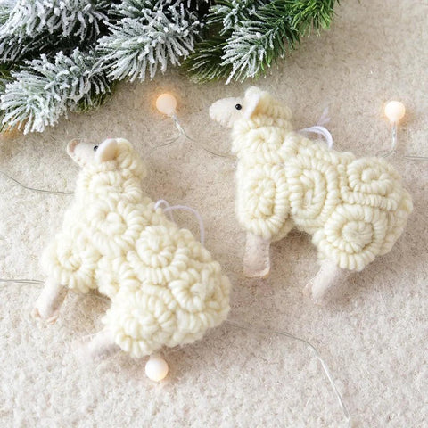 Christmas Sheep Pendant Merry Christmas Decor for Home 2023 Navidad Ornaments Christmas Tree Decor Xmas Gifts New Year 2024