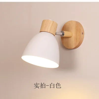 Macaroon 6 Color Steering Head E27 85-285V Nordic Wall Lights Bedside Wall Sconce Modern Wall Light for Bedroom Nordic