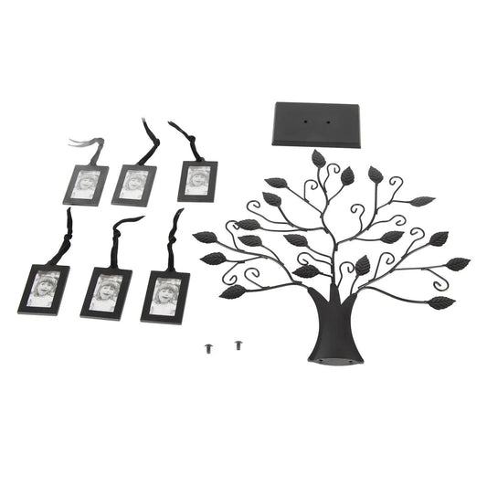 6pcs Family Tree Photo Frames Set - Stylish Hanging Picture Display for Home Decor