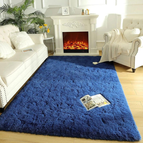 Fluffy Rugs for Bedroom Fuzzy Area Rugs for Living Room Soft Kids Carpet Non Slip Rugs for Hardwood Floors Room Decor