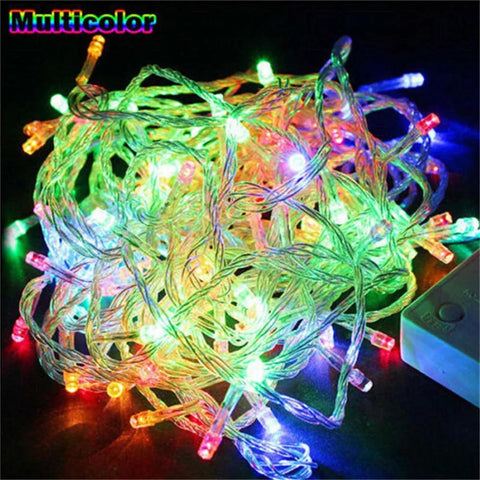 110 /220 V Outdoor 10M 100LED String Lights Garland  Waterproof Fairy Light Christmas Wedding Party Holiday Gardening Decoration