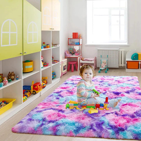 Home Large Size Plush Carpets for living room Children Bedroom Rug Decoration Thicken Rugs Play Mat for Girls Room Kids