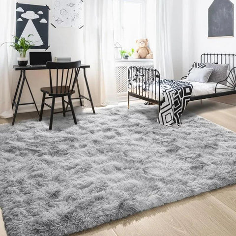 Large Area Rugs for Living Room Bedroom, Fluffy Kids Room Plush Shaggy Nursery Rug Furry Throw Carpets for Boys Girls