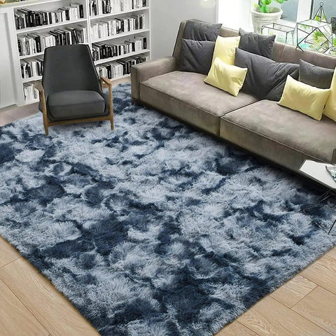 Lochas Thick dense plush carpet for room decor Large Area Rug Fluffy warm winter carpets floor mat for living room Bedroom