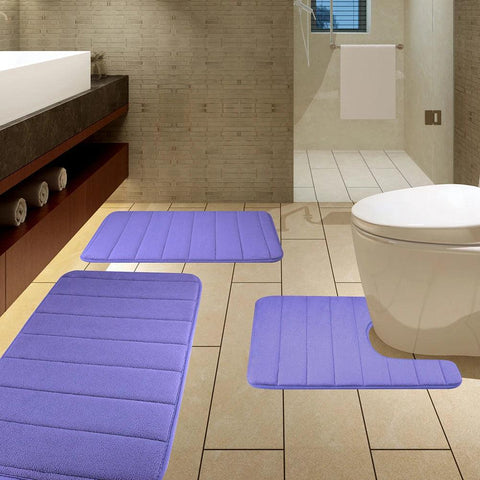 Super Absorbent Bath Mat Memory Foam Carpet Non-slip Bathroom Rug Bathtub Side Floor Rugs Shower Room Doormat Toilet Footpad