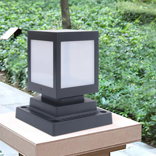 Solar Outdoor LED Lights with Cool Lighting and IP65 Waterproof  Decorate Garden Patio Porch Etc  ABS Shell Lens Black