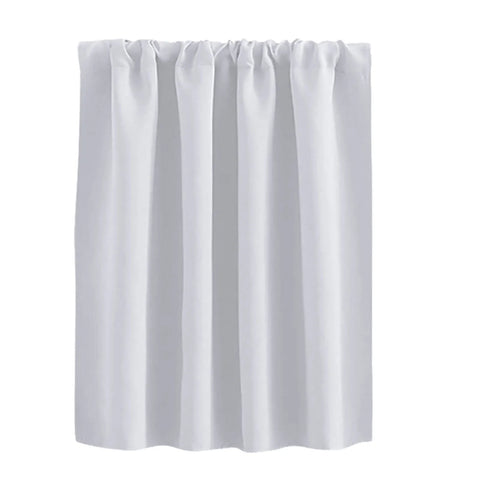 Solid Color High Precision Short Curtain Living Room Bedroom Kitchen Partition Curtain White 76*92cm Heavy Duty Shower Curtain