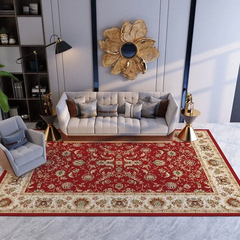 Retro Ethnic Carpets for Living Room Large Area Rugs Home Decor Hallway Boho Carpet Moroccan Bedroom Beside Floor Mat Luxury