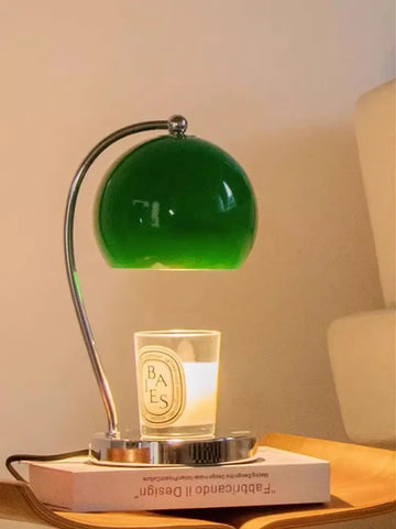 Nordic Candle Warmer Lamp With Timer Melting Candle Lamp Bedroom Ins Stlyle Girl Bedside Lamp Romantic Aroma Diffuser Lamps