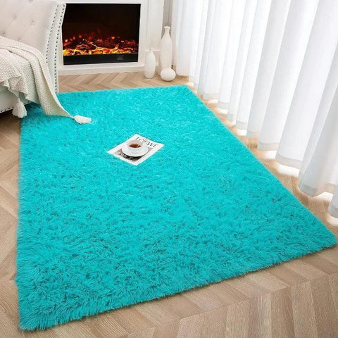 Large Area Rugs for Living Room Bedroom, Fluffy Kids Room Plush Shaggy Nursery Rug Furry Throw Carpets for Boys Girls