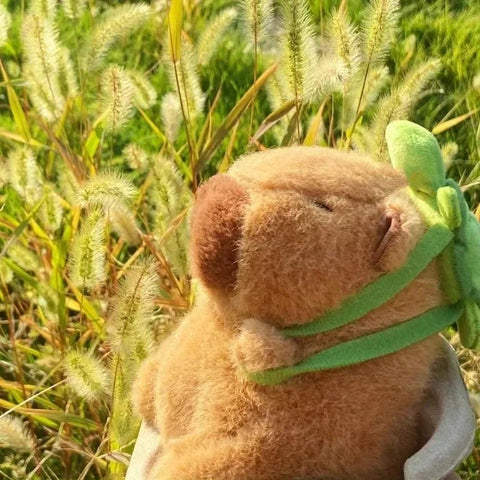 23cm Capybara Plush Simulation Capibara Anime Fluffty Toy Cute Doll Stuffed Animals Soft Doll Plush Christmas Thanksgiving Gifts