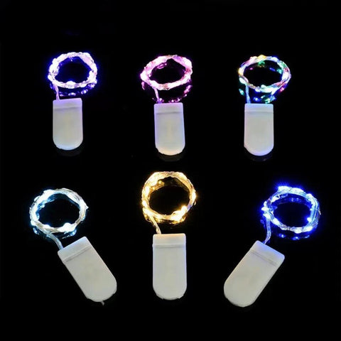 5M LED String Lights Waterproof Led Copper Wire Fairy Lights Battery Operated DIY Wedding Party Christmas Decoration Lights