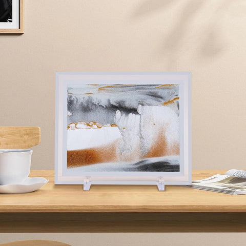 Liquid Moving Sand Art Picture Sandscapes & Landscapes In Motion Decorative Display Painting For Home & Office Desktop