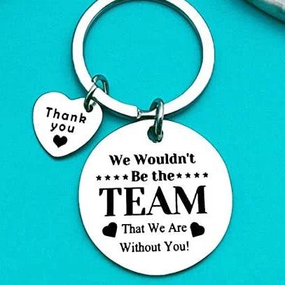 Stainless steel keychain encourages thanksgiving colleagues friendship gifts thanksgiving christmas