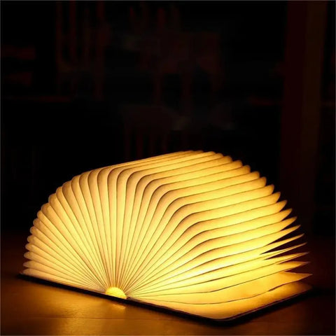 New Opulent, elegant and gorgeous customizable wooden desk lamp - Exquisite illuminated book stand with a glowing light for disc